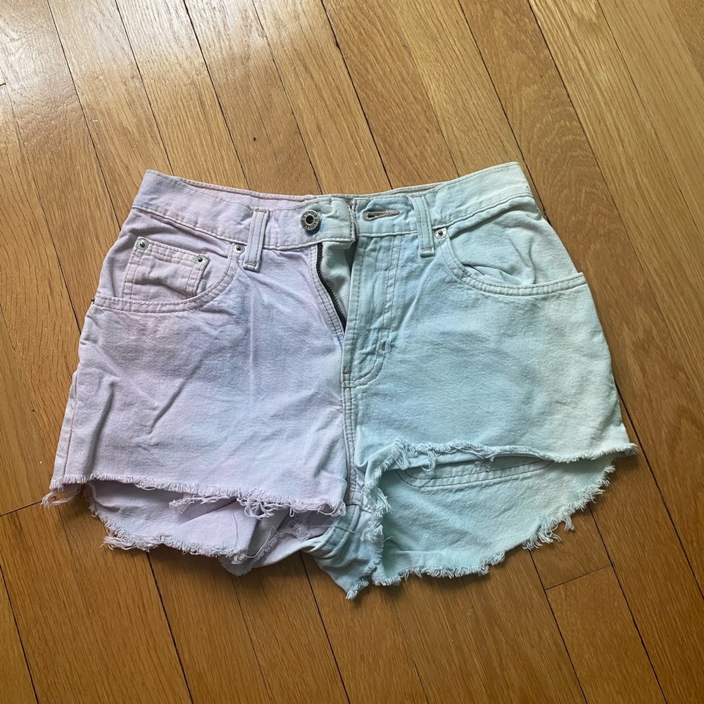 High Waited Jean Shorts 0
